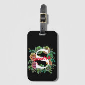 フローラ個人用カスタム文字 ラゲッジタグ (正面縦)