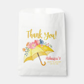 フローラ傘ベビーシャワーお気に入りバッグ- 4月ショー フェイバーバッグ (正面)