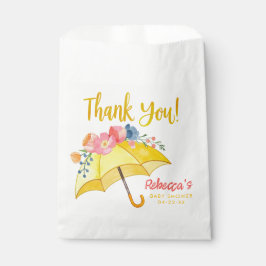 フローラ傘ベビーシャワーお気に入りバッグ- 4月ショー フェイバーバッグ