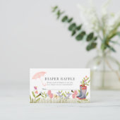 フローラ傘雨靴おむつラッフルチケット エンクロージャーカード (スタンド正面)