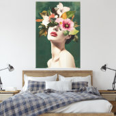 フローラ像 キャンバスプリント (インサイチュ (寝室))