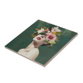 フローラ像 タイル (側面)