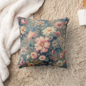 フローラ優雅 クッション (ブランケット)