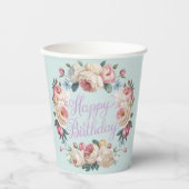 フローラ優雅 紙コップ (正面)