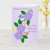 フローラ兄妻記念パーソナライズされた会 カード (黄色い花)