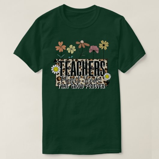 フローラ先生は永遠に成長する種子を植える Tシャツ (デザイン正面)