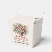 フローラ先生ギフトボックス – Thank You フェイバーボックス (正面サイド)