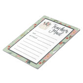 フローラ先生メール ノートパッド (アングル)