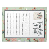 フローラ先生メール ノートパッド (正面)