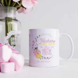 フローラ先生植物種子引用文 コーヒーマグカップ