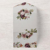 フローラ全員が一挙式招待 オールインワン招待状 (外側)