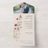 フローラ全員が一挙式招待 オールインワン招待状 (内側)