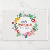 フローラ六角アップルソース フードラベル (シングルラベル)