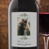 フローラ写真ありがとうご結婚ざう ワインラベル