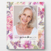 フローラ写真おばあちゃんメモリアルトリビュート フォトプラーク (正面)