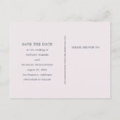 フローラ写真の保存日付 案内ポストカード (裏面)