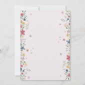 フローラ写真の卒業発表 案内状 (裏面)