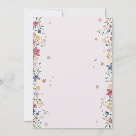 フローラ写真の卒業発表 案内状 (裏面)