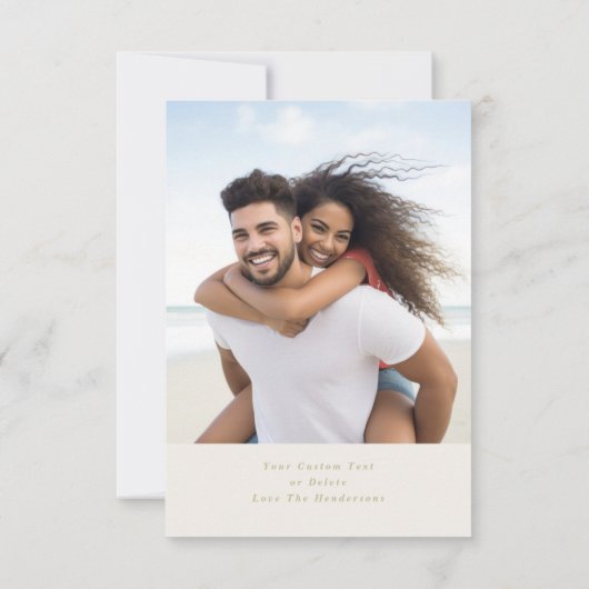 フローラ写真の微妙結婚な枠 サンキューカード (裏面)