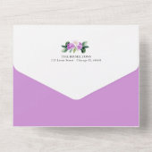 フローラ写真の誕生のお知らせ&サンキューカード オールインワン招待状 (裏面)