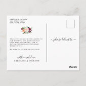 フローラ写真コラージュ ポストカード (裏面)