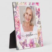 フローラ写真姉妹記念トリビュート フォトプラーク (側面)