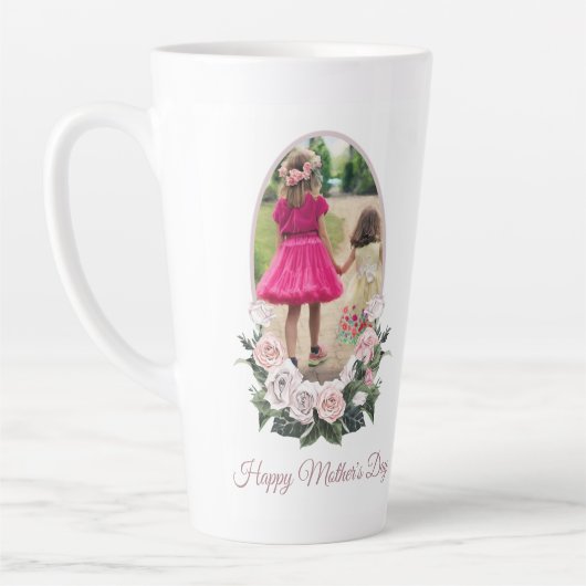 フローラ写真母の日 カフェラテマグ (左)
