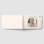 フローラ写真葬儀の思い出に安らかに眠る ゲストブック (全面)