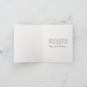 フローラ写真葬儀記念お礼ノートカード サンキューカード (内部)