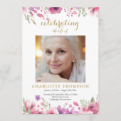 フローラ写真葬儀追悼法要 プログラム (正面)