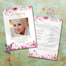 フローラ写真葬儀追悼法要 プログラム