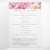 フローラ写真6ページのメモリアル・オーダー 三つ折り招待状 (内部中)