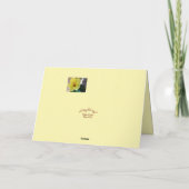 「フローラ写真」グリーティ感動的ングカード カード (裏面)