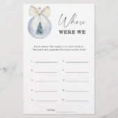 フローラ冬どこに我々のブライダルシャワーゲーム (正面)