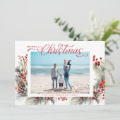 フローラ冬のメリークリスマス シーズンカード (スタンド正面)