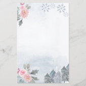 フローラ冬の雪の結晶を見つけるゲストゲーム (裏面)