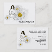 *～*フローラ出産助産師ドゥーラ誕生妊娠 名刺 (正面/裏面)