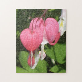 フローラ出血ハート写真パズル&ギフトボックス ジグソーパズル