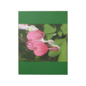 フローラ出血ハート – フォトメモ帳40ページ ノートパッド (回転)