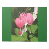 フローラ出血ハート – フォトメモ帳40ページ ノートパッド (正面)