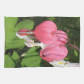 フローラ出血ハート – 耐久性キッチンティータオル キッチンタオル (横)