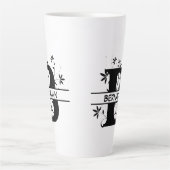 フローラ分カスタマイズ割アルファベットモノグラムB カフェラテマグ (正面)