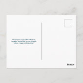 フローラ切り抜き母の日 ポストカード (裏面)