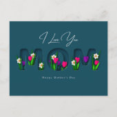 フローラ切り抜き母の日 ポストカード (正面)