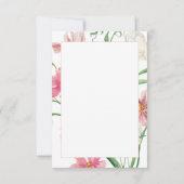 フローラ初の聖体拝領写真 サンキューカード (裏面)