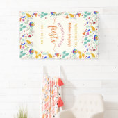 フローラ刺しゅうウェルカムキンセアニラフィエスタ 横断幕 (インサイチュ)