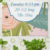 フローラ動物 キッチンタオル (折り畳み)