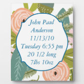 フローラ動物 フォトプラーク (正面)