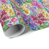 フローラ包装ブライダル紙 ラッピングペーパー (ロールコーナー)