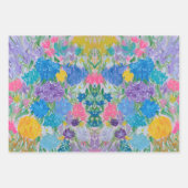 フローラ包装紙 ラッピングペーパーシート (正面3)